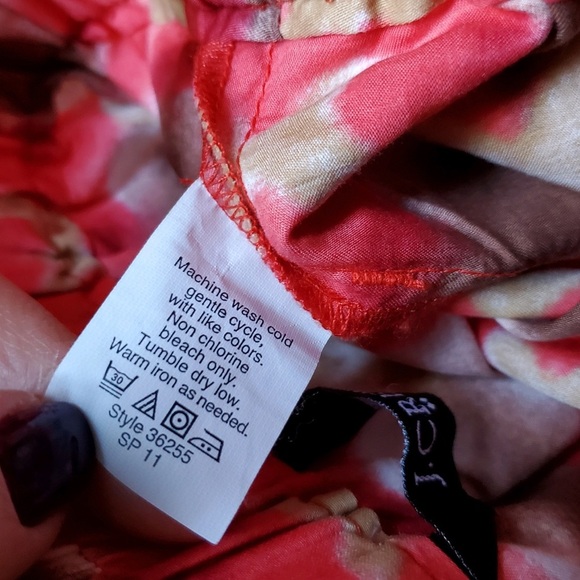 J.Crew Vibrant Cotton Elastic Waist Skirt NWOT - Picture 4 of 7